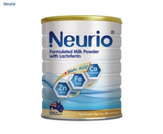 【1件包邮】Neurio 纽瑞优 儿童燕窝酸乳铁蛋白调制乳粉 黄金版 1克x60条/罐